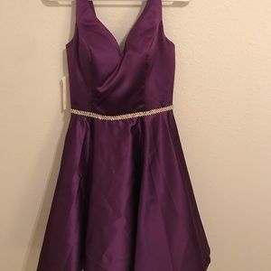 purple dress